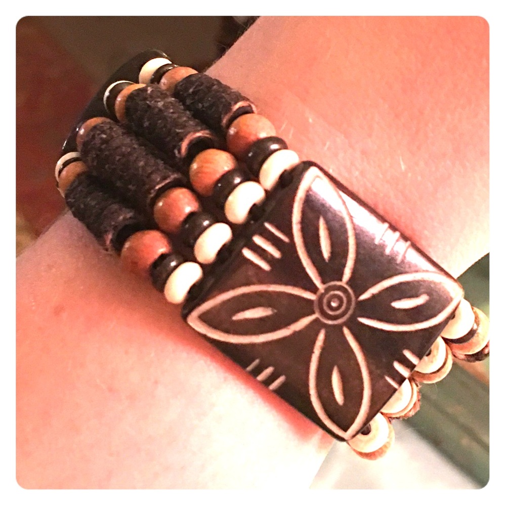 Wooden African Bracelet